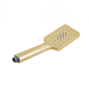 Aqua Brushed Gold Square 3 Functions Hand Shower